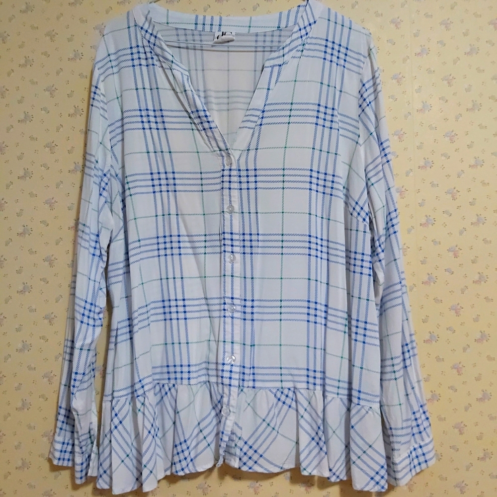 D/C Jeans Long Sleeve Blouse size XL